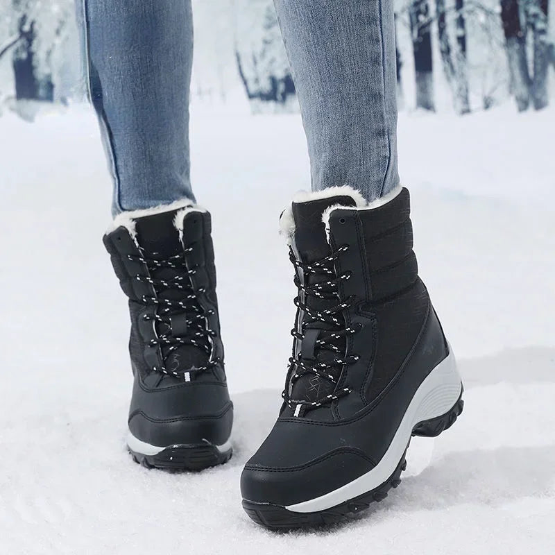 Lina™ | Waterdichte Snowboots Bontvoering